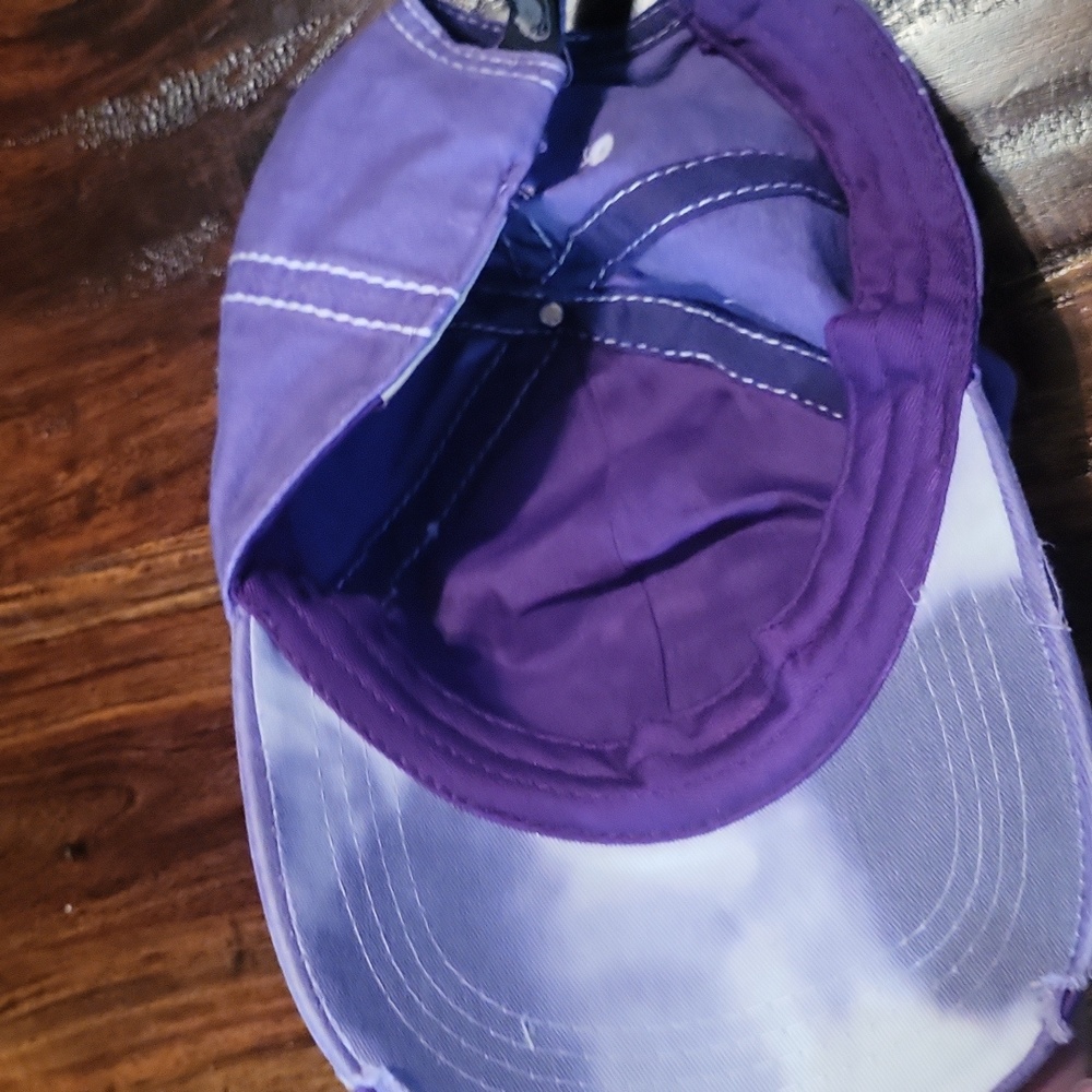 Purple Jeep Hair Don't Care Cap NWT Adjustable - Picture 2 of 5